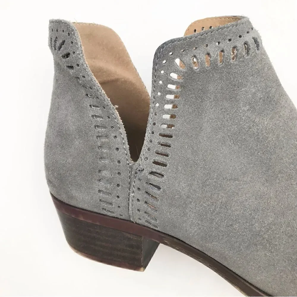 Lucky Brand Bustina Suede Gray Bootie